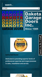 Mobile Screenshot of dakotagaragedoors.com